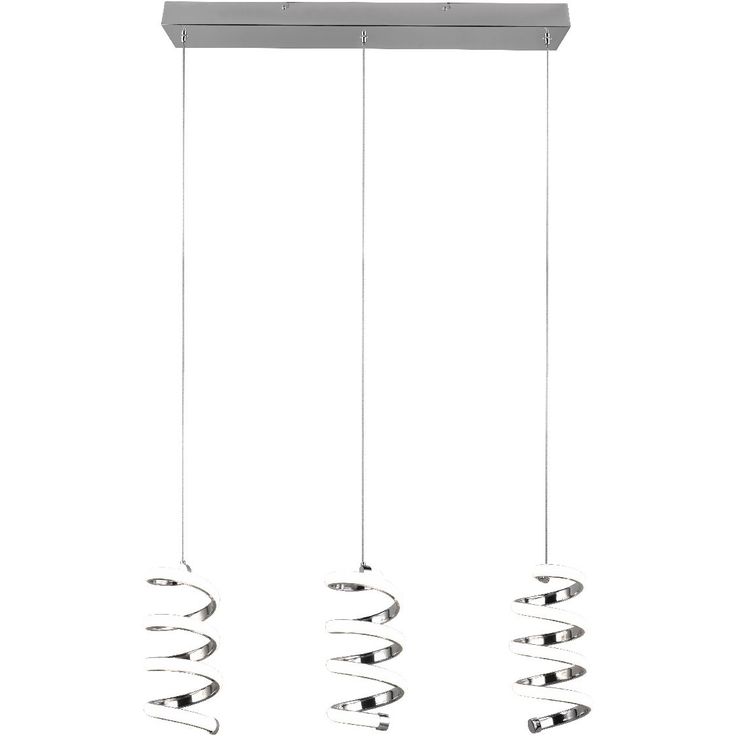 LED-riippuvalaisin Trio Laola, 3-os, kromi, 4000K