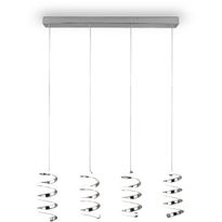 LED-riippuvalaisin Trio Laola, 4-os, kromi, 4000K