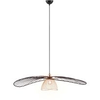 Riippuvalaisin Trio Lauris Ø100cm E27 mattamusta/kulta