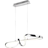 LED-riippuvalaisin Trio Padua, kromi/kristalliefekti, 4000K