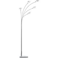 LED-lattiavalaisin Trio Rennes, 800x1900 mm, 5-osainen kromi