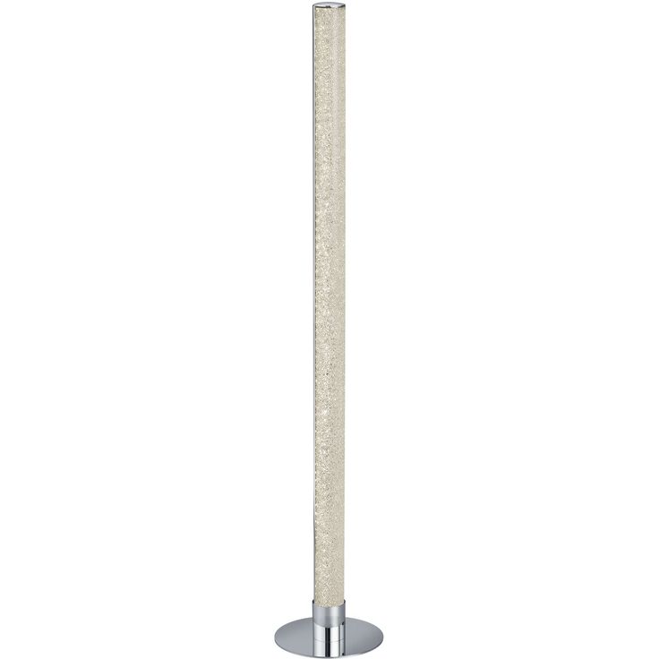 LED-lattiavalaisin Trio Leia, ø180x1040mm, kromi