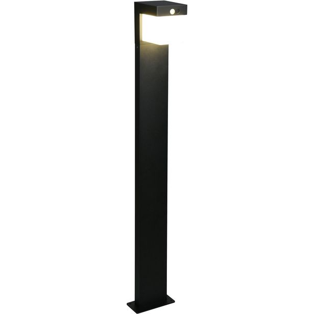 Aurinkokennopylväsvalasin Trio Colombo Hybrid LED liike- ja hämärätunnistin 4000K mattamusta, eri kokoja