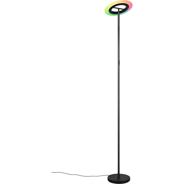 Lattiavalaisin Trio Samba LED RGB 175cm mattamusta