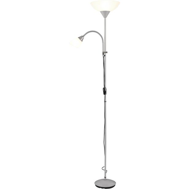 Lattiavalaisin Trio Erzwo 150/40W, IP20, Ø280x1800 mm, titaani uplighter