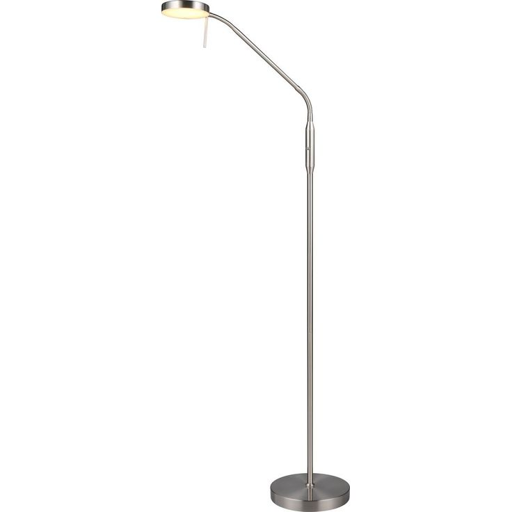 Ladattava LED-lattiavalaisin Trio Moreno ladattava harjattu teräs 
