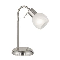 Pöytävalaisin Trio Antibes 400x130x280 mm alabaster