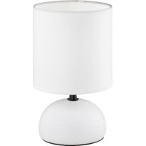 Pöytävalaisin Trio Luci, Ø 140x230 mm, valkoinen