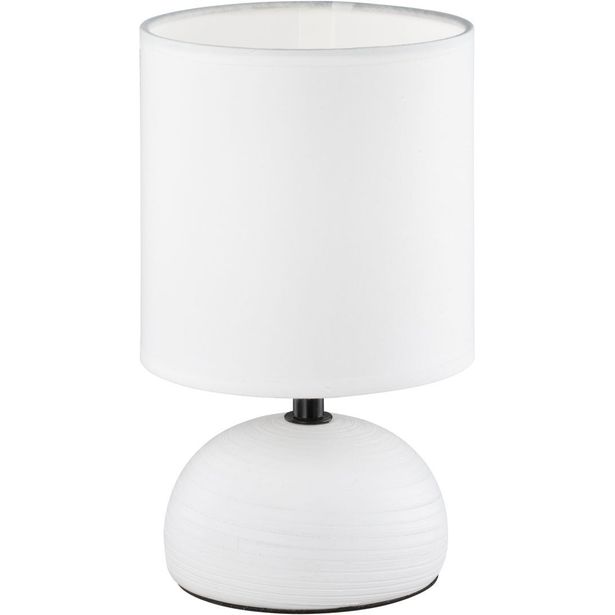 Pöytävalaisin Trio Luci, Ø 140x230 mm, valkoinen