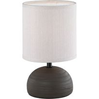Pöytävalaisin Trio Luci, Ø 140x230 mm, ruskea
