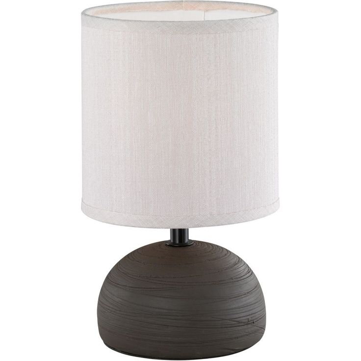 Pöytävalaisin Trio Luci, Ø 140x230 mm, ruskea