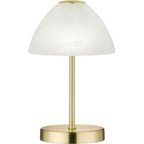 LED-pöytävalaisin Trio Queen Ø150x240 mm, mattamessinki