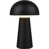 LED-pöytävalaisin Trio Lennon, ladattava, musta
