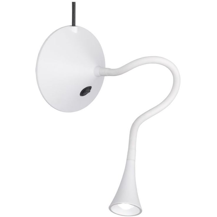 LED-seinä/pöytävalaisin Trio Viper LED 3W, IP20, Ø135x318 mm, valkoinen