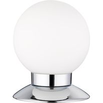 LED-pöytävalaisin Trio Princess Ø100x130 mm, kromi