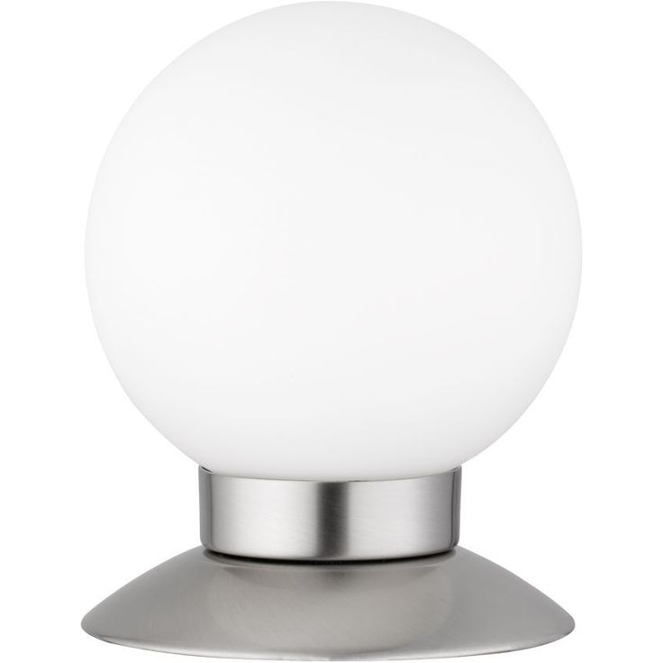 LED-pöytävalaisin Trio Princess Ø100x130 mm, harjattu teräs