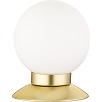LED-pöytävalaisin Trio Princess Ø100x130 mm, mattamessinki