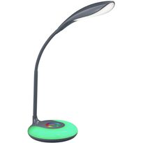 LED-pöytävalaisin Trio Krait RGB, antrasiitti