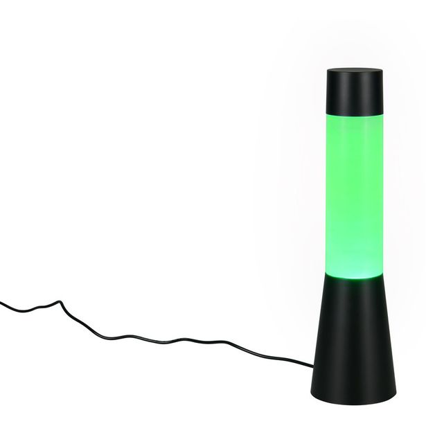 Pöytävalaisin Trio Cirrus 33cm LED RGB mattamusta