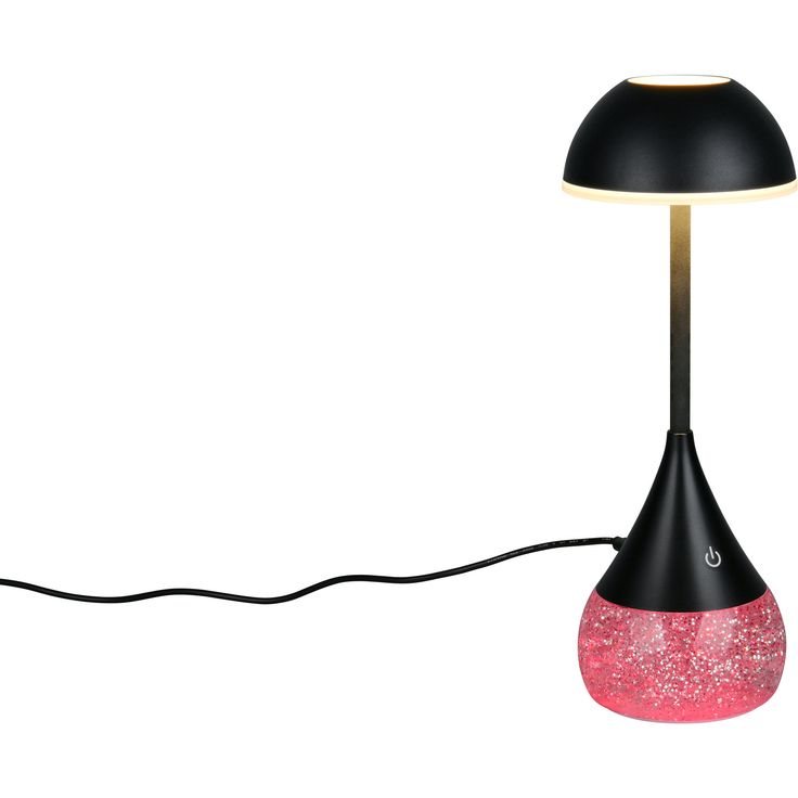 Pöytävalaisin Trio Tembo LED RGB musta