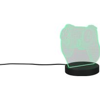 Pöytävalaisin Trio Joy LED RGB musta