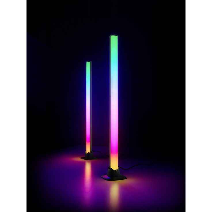 LED-pöytävalaisin Trio Boy, 2 kpl, musta, RGB