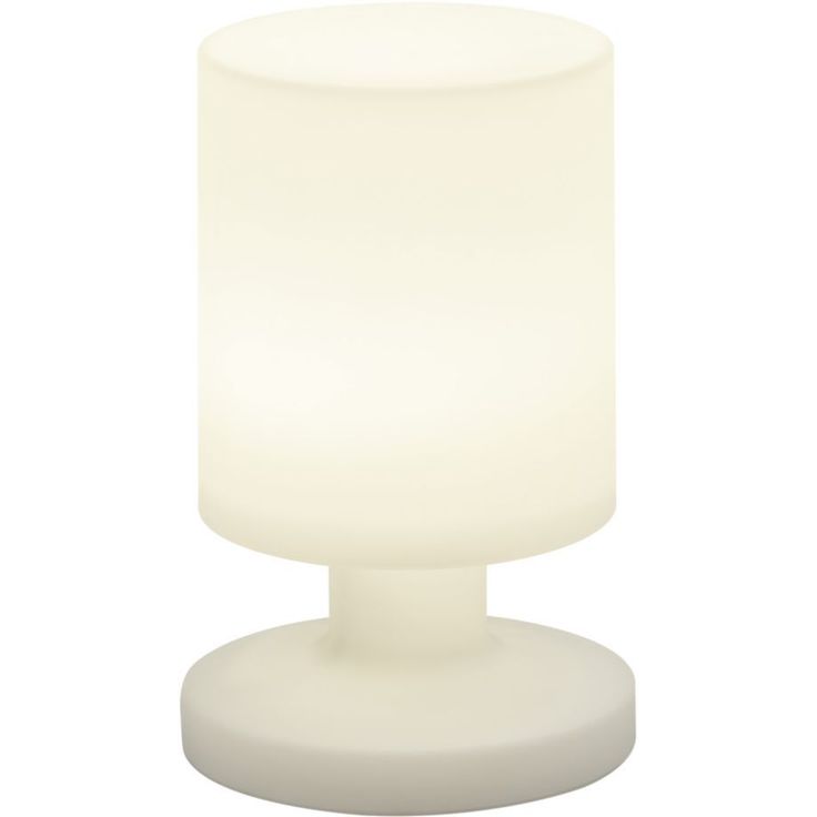 LED-pöytävalaisin Trio Lora, Ø 130x205 mm, valkoinen