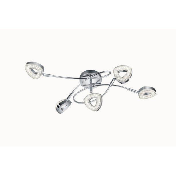 LED-kattovalaisin Trio Tours, 540x170x200mm, kromi