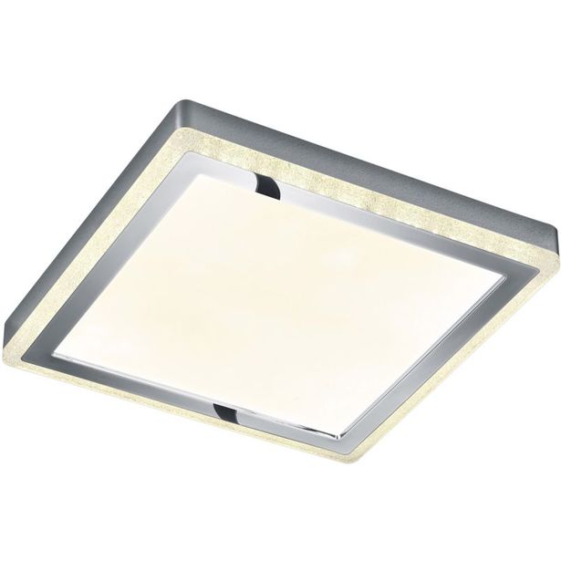 LED-plafondi Trio Slide RGBW, 40x40cm, kromi