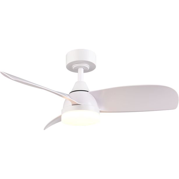 Tuuletinkattovalaisin Trio Helsinki Ø90cm LED