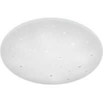 LED-kattovalaisin Trio Achat Ø600x120mm, valkoinen starlight