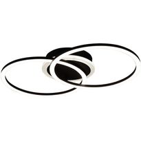 Kattovalaisin Trio Venida LED, pyöreä musta
