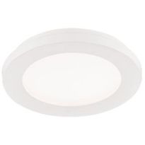 Pyöreä LED-plafondi Trio Camillus, Ø17 cm, valkoinen, IP44