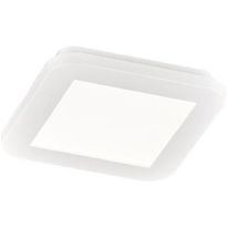 LED-plafondi Trio Camillus, 17x17 cm, valkoinen, IP44