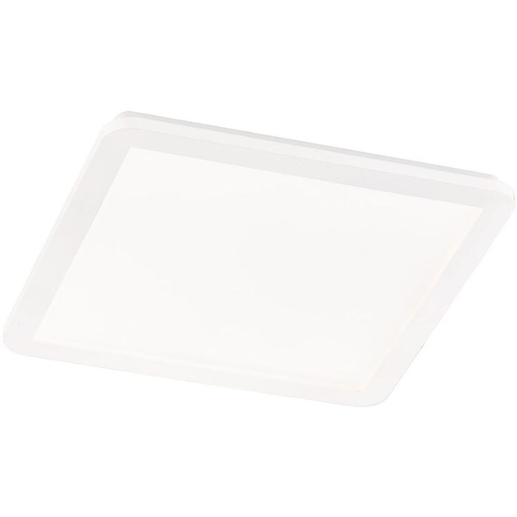 LED-plafondi Trio Camillus, 40x40 cm, valkoinen, IP44