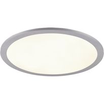 LED-plafondi Trio Tiberius, 40cm, harmaa