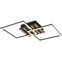 Kattovalaisin Trio Zaro LED 3000K 2-osainen mattamusta/puu