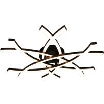 Kattovalaisin Trio Pollock LED 3000K 62x59cm mattamusta