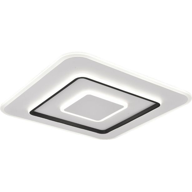 LED-kattovalaisin Trio Jora, 60x60cm, mattavalkoinen