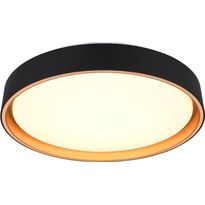 LED-kattovalaisin Trio Felis, 40cm, musta/kulta