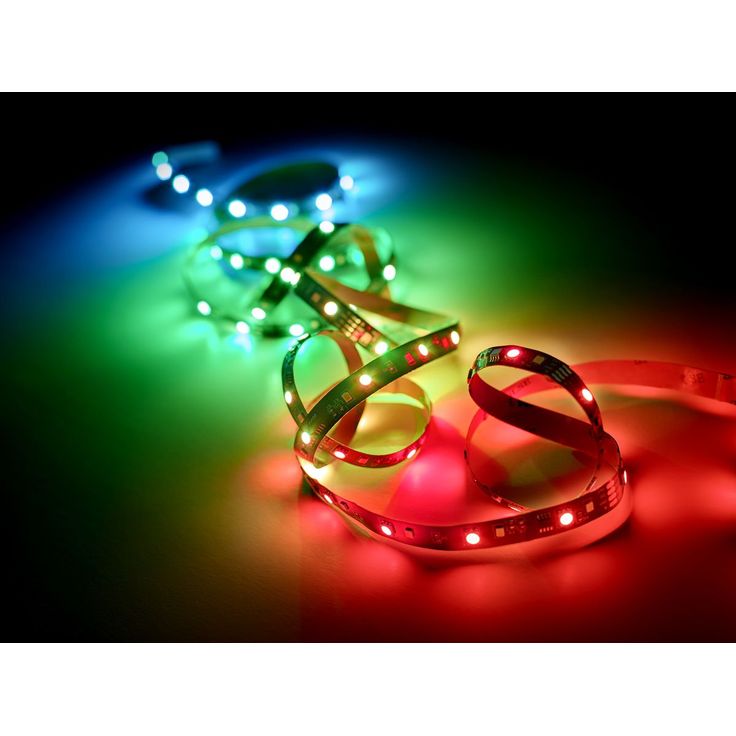 LED-valonauha Trio Racer RGBW, 3m, musta