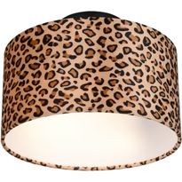 Kattovalaisin Trio Pardina Ø30cm 2xE14 mattamusta/leopardi