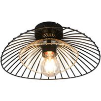Kattovalaisin Trio Lauris Ø30cm E27 mattamusta/kulta