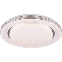 Kattovalaisin Trio Atria, LED, &Oslash;48cm, valkoinen, starlight