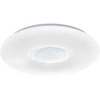 LED-plafondi Trio Akina, Ø410x70mm, valkoinen
