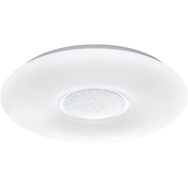 LED-plafondi Trio Akina, Ø410x70mm, valkoinen