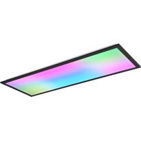 LED-kattovalaisin Trio Beta, 80cm, mattamusta, RGBW
