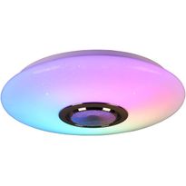 LED-kattovalaisin Trio Musica, Bluetooth-kaiutin, RGBW