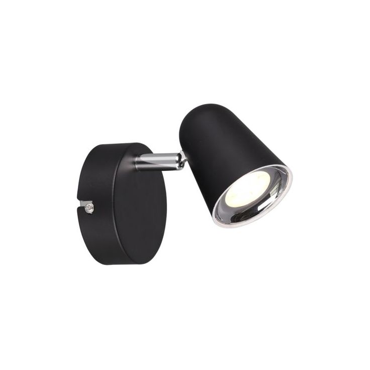 LED-spotti Trio Toulouse, 1-os., mattamusta