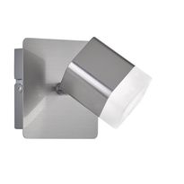 LED-kattospotti Trio Roubaix 115x100x100 mm harjattu teräs
